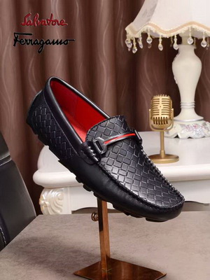 Salvatore Ferragamo Business Casual Men Shoes--094
